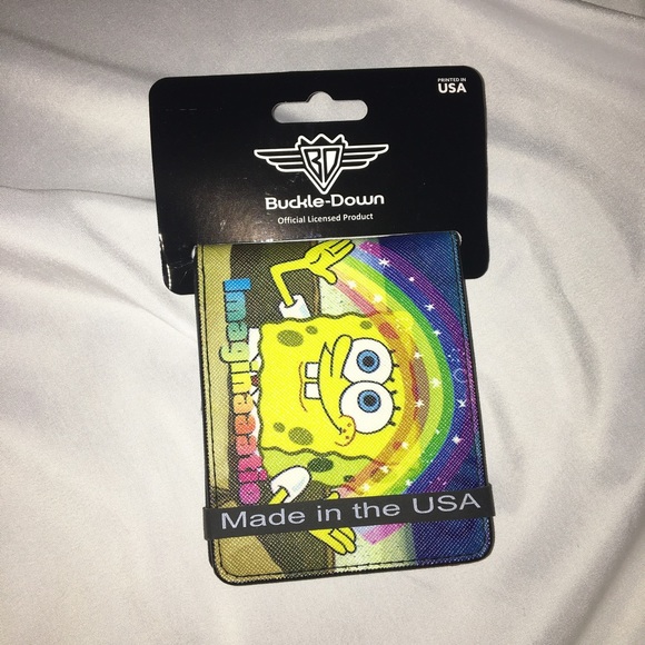 NEW Tags Sponge Bob imagination rainbow wallet - Picture 4 of 5